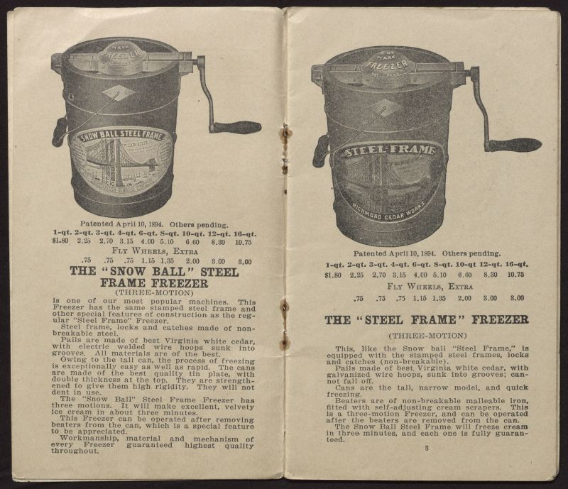 Steel-frame freezers