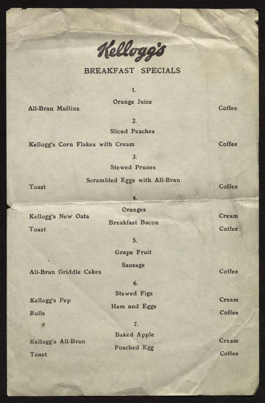 Kellogg's breakfast specials