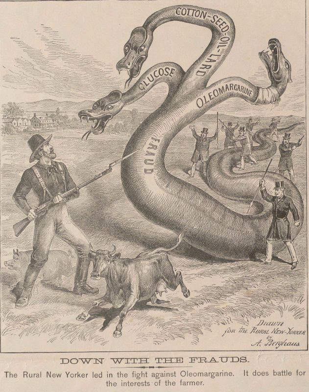 A. Berghaus, The fight against Oleomargarine